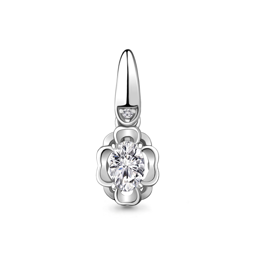 

Подвеска из серебра с фианитом Aquamarine 24306А_925_р, 24306А_925_р