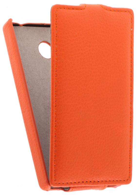 

Кожаный чехол для Nokia X Dual Sim Art Case (Оранжевый)