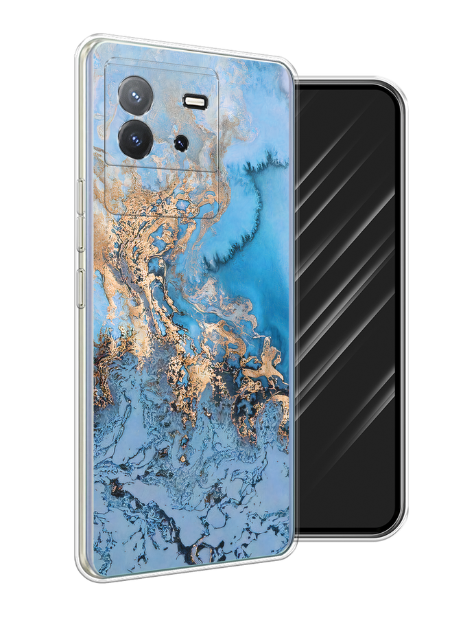 

Чехол Awog на Vivo T2 4G "Морозная лавина синяя", Серебристый, 269550-1