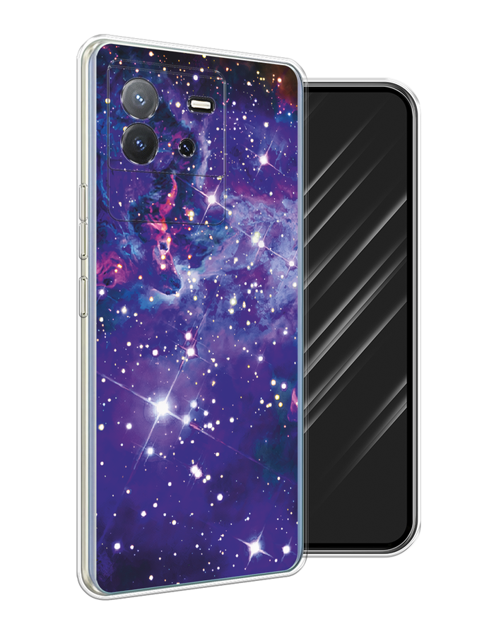 

Чехол Awog на Vivo T2 4G "Яркая галактика", Фиолетовый, 269550-1