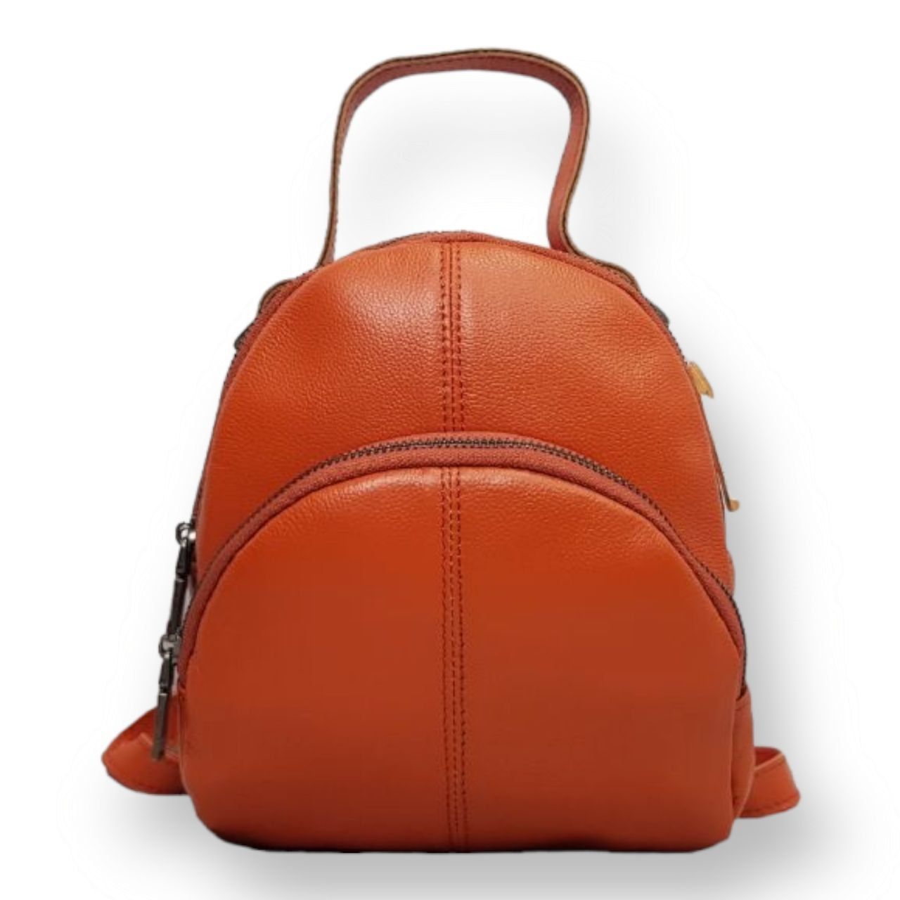 Сумка-рюкзак женская PouchMan 9029 оранжевая, 19х4х21 см