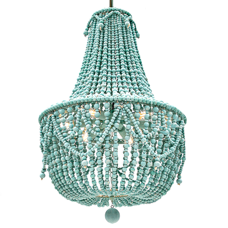 фото Люстра chanteuse chandelier turquoise imperiumloft