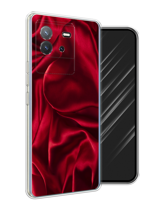 

Чехол Awog на Vivo T2 4G "Текстура красный шелк", 269550-1