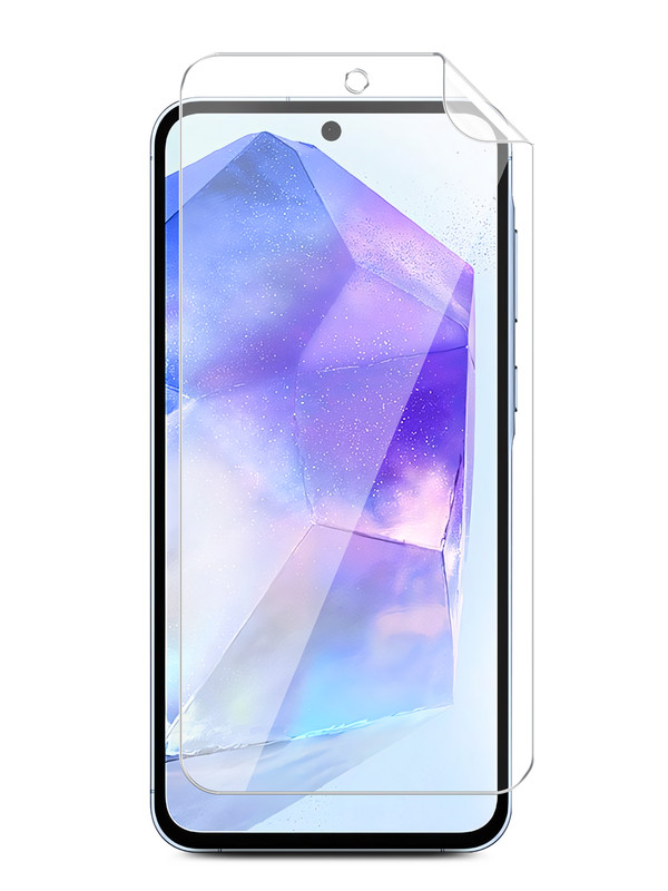 

Защитная плёнка для Samsung Galaxy A55 гидрогелевая прозрачная, Samsung Galaxy A55