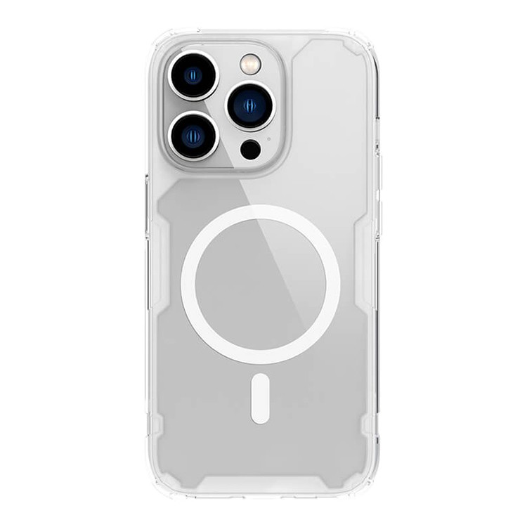 

Прозрачный силиконовый чехол для магнитной зарядки для iPhone 14 Pro Max