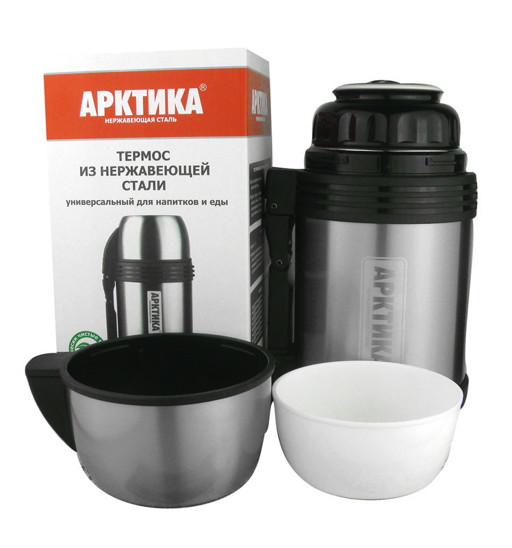 

Термос Арктика 205-1000, с широким горлом, серый