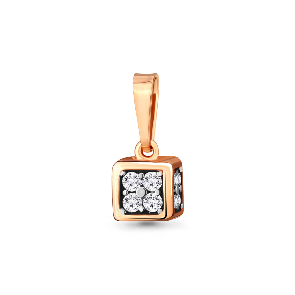 

Подвеска из серебра с фианитом Aquamarine 24293А_925_з, 24293А_925_з