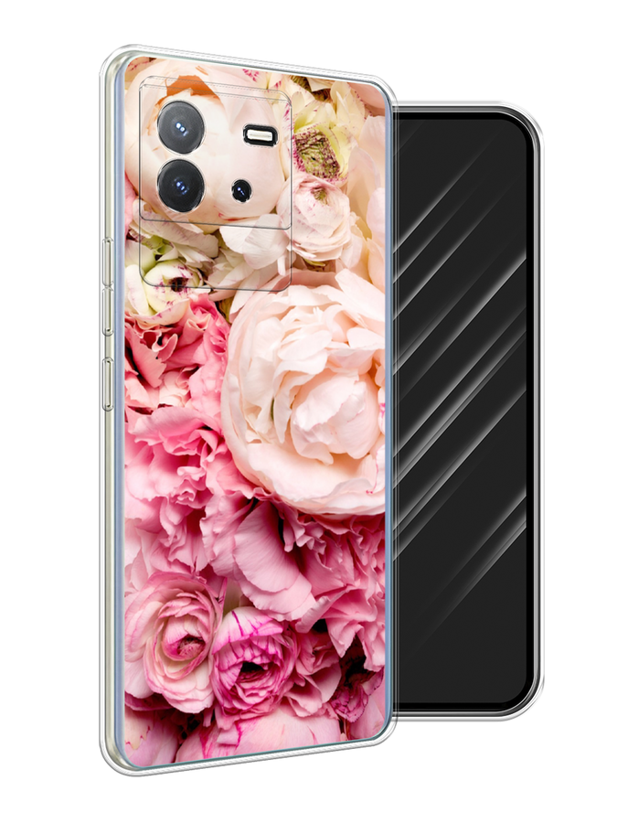 

Чехол Awog на Vivo T2 4G "Пионы яркие", Розовый, 269550-1