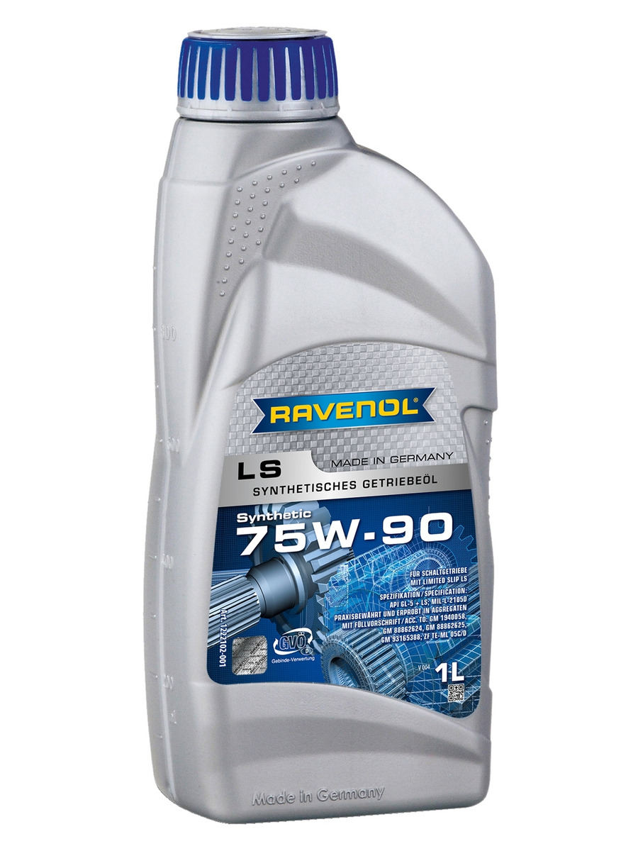 фото Трансмиссионное масло ravenol getriebeoel ls 75w90 1л 1222102-001