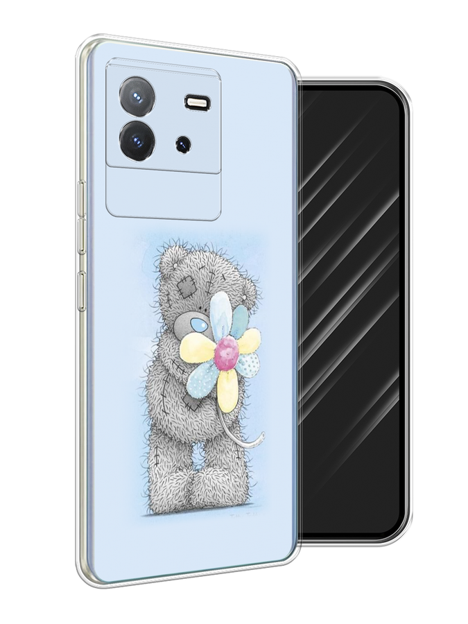 

Чехол Awog на Vivo T2 4G "Me to you с ромашкой", Голубой;серый;желтый, 269550-1