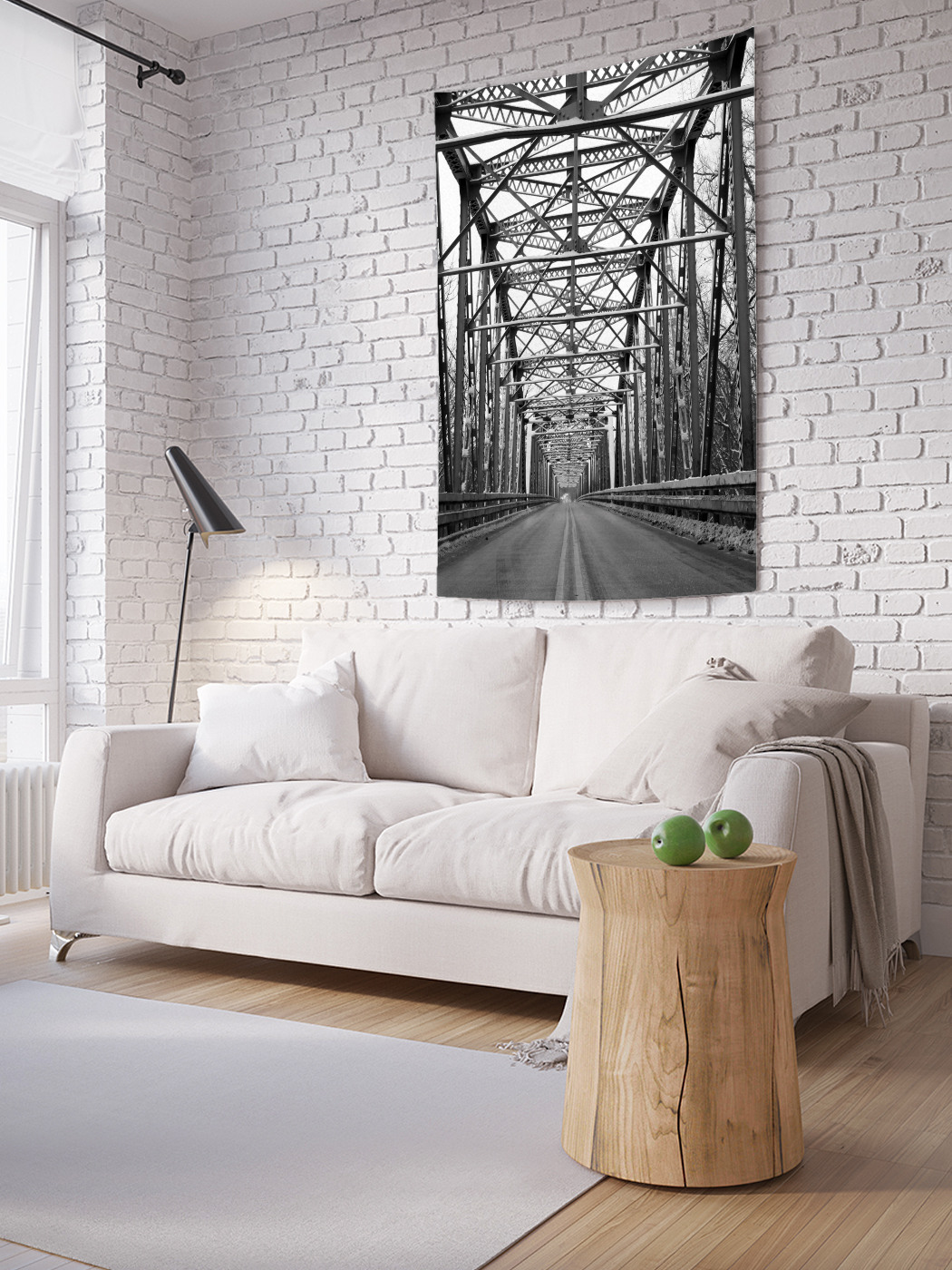 

Вертикальное фотопанно на стену JoyArty Мостовая конструкция 150x200 см, Мостовая конструкция