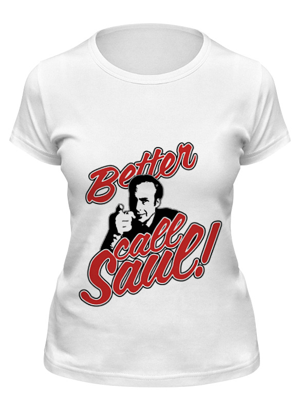 

Футболка женская Printio Better call saul белая S, Белый, Better call saul