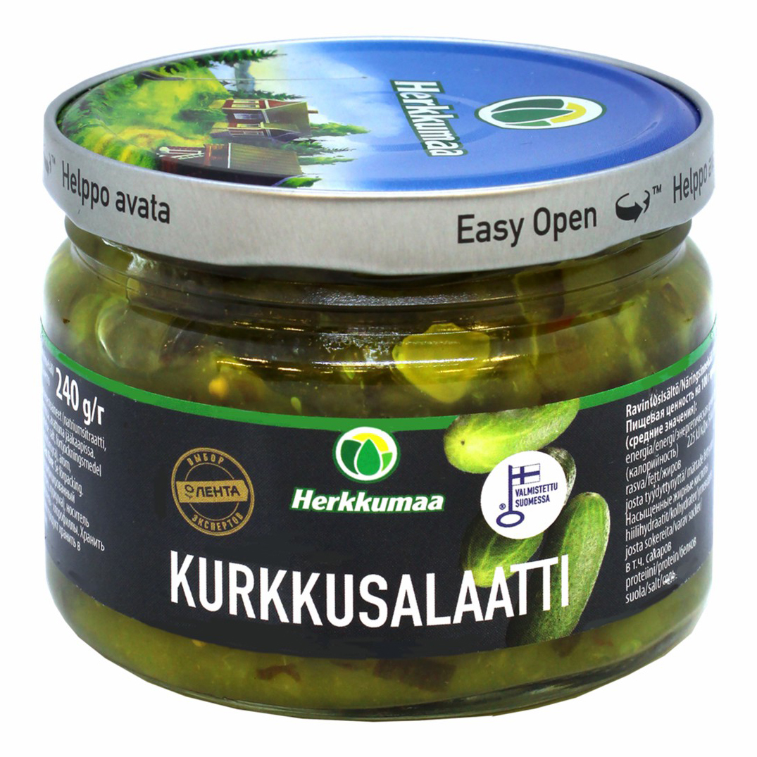 

Салат Herkkumaa из огурцов 240 г