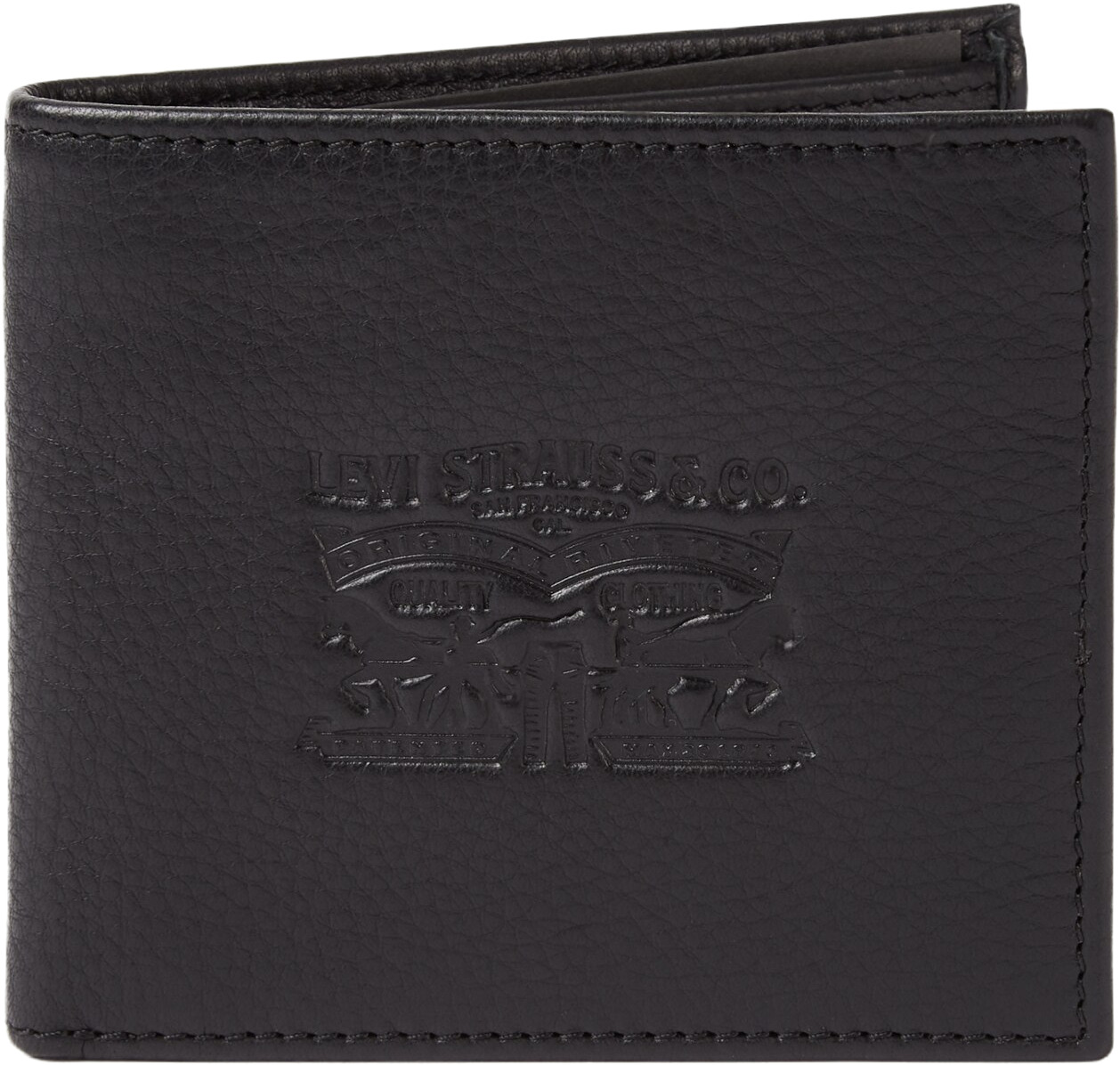 

Портмоне мужское Levi's Vintage Two Horse Bifold Coin Wallet черное, Черный, Vintage Two Horse Bifold Coin Wallet