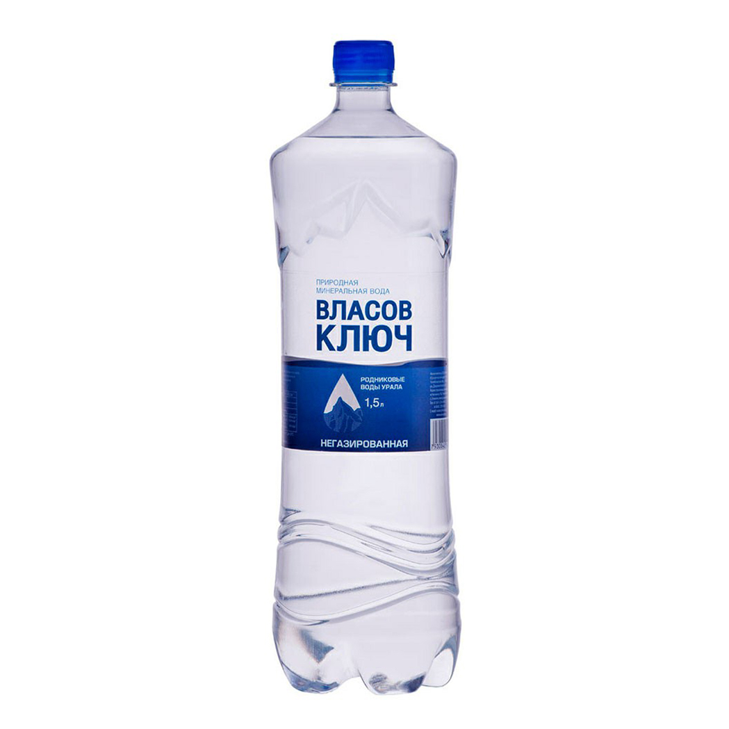 

Вода минеральная Власов ключ негазированная 1,5 л