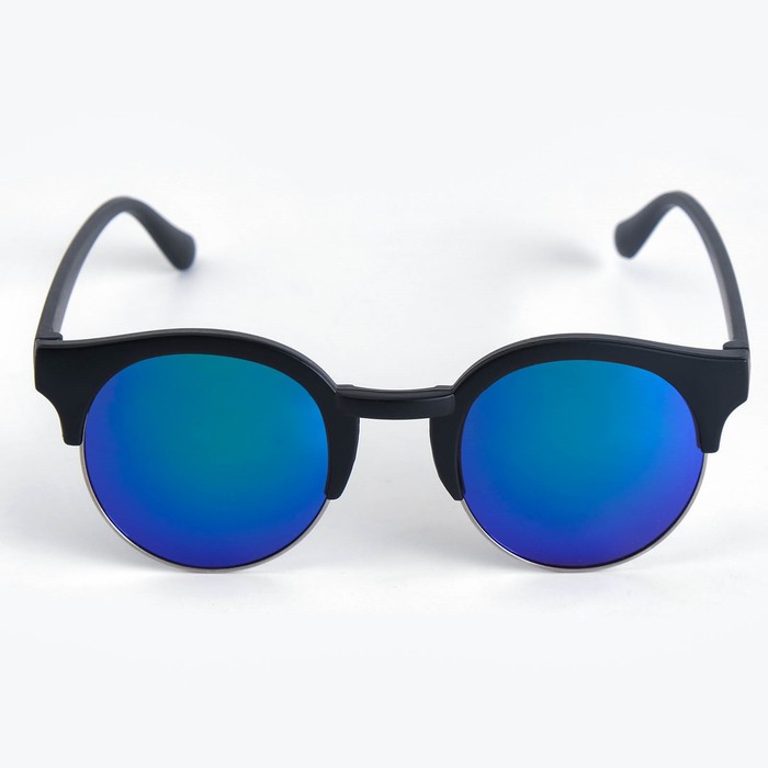 Солнцезащитные очки унисекс NoBrand синие