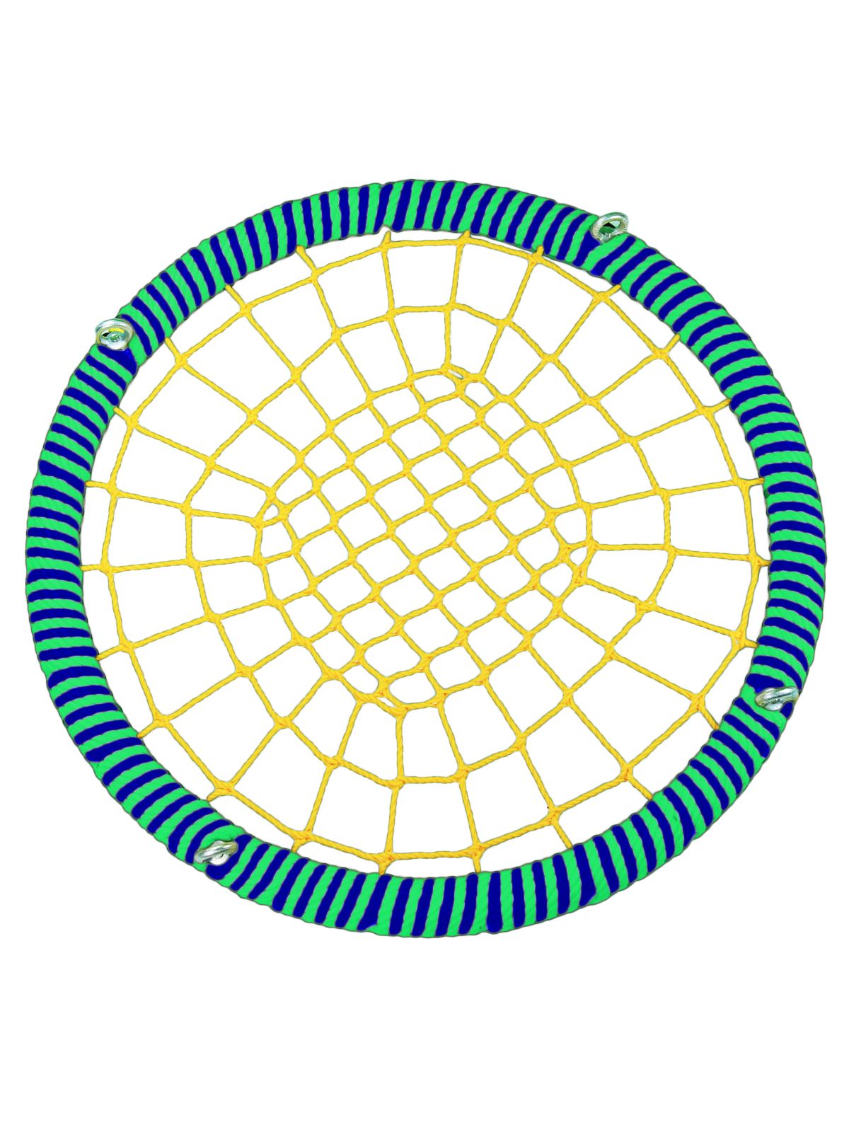 фото Подвесные качели гнездо размер80 см толщина обода 72 мм армированный канат обода 16 мм jinn