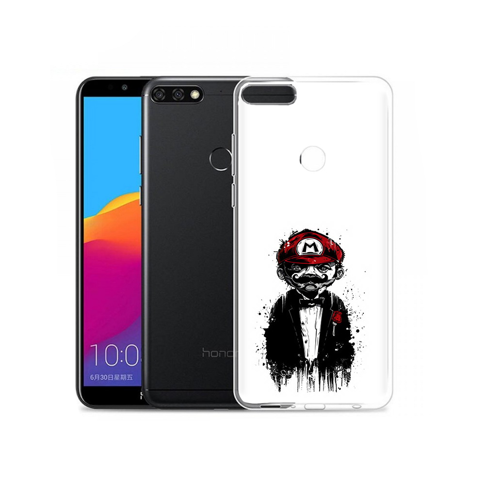 

Чехол MyPads Tocco для Honor 7C Pro марио (PT113786.47.458), Прозрачный, Tocco