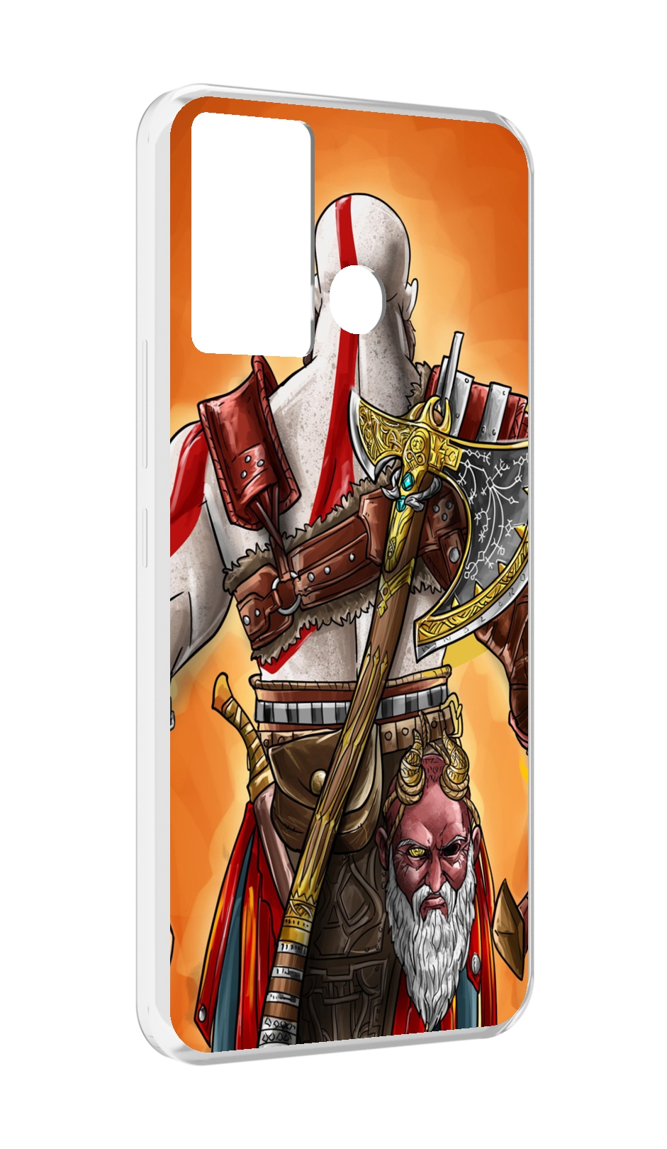 

Чехол MyPads God of War для Infinix Hot 12 Play, Прозрачный, Tocco