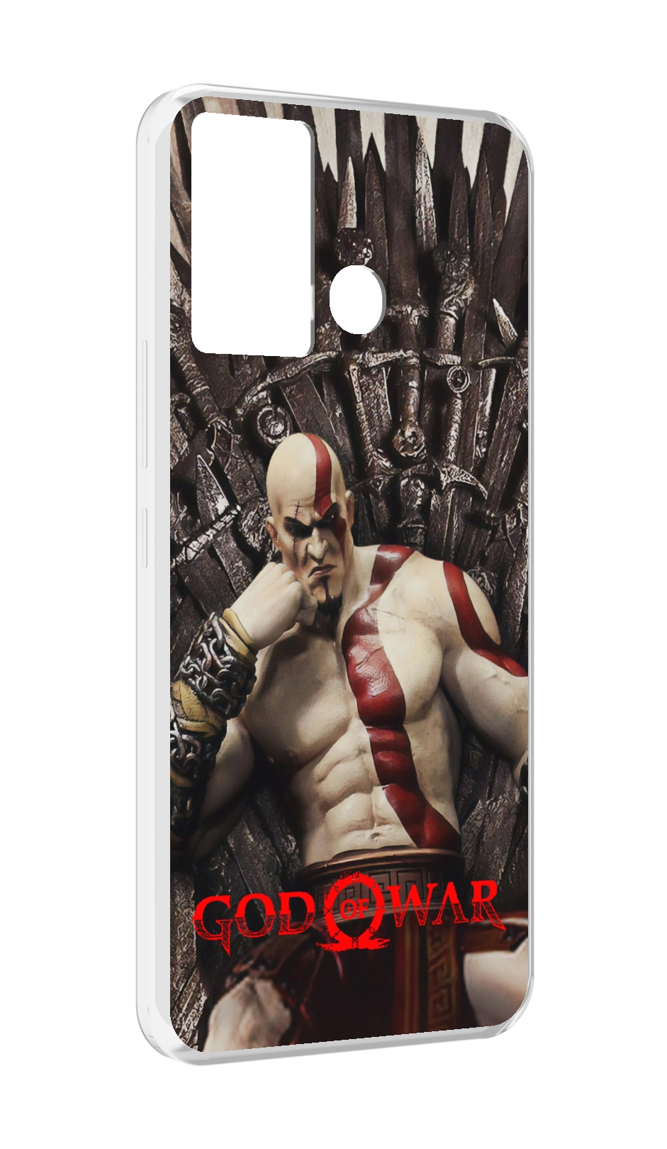 

Чехол MyPads God of War Кратос для Infinix Hot 12 Play, Прозрачный, Tocco