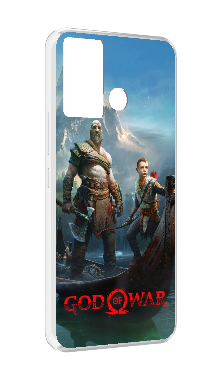 

Чехол MyPads God Of War Кратос Атрей для Infinix Hot 12 Play, Прозрачный, Tocco