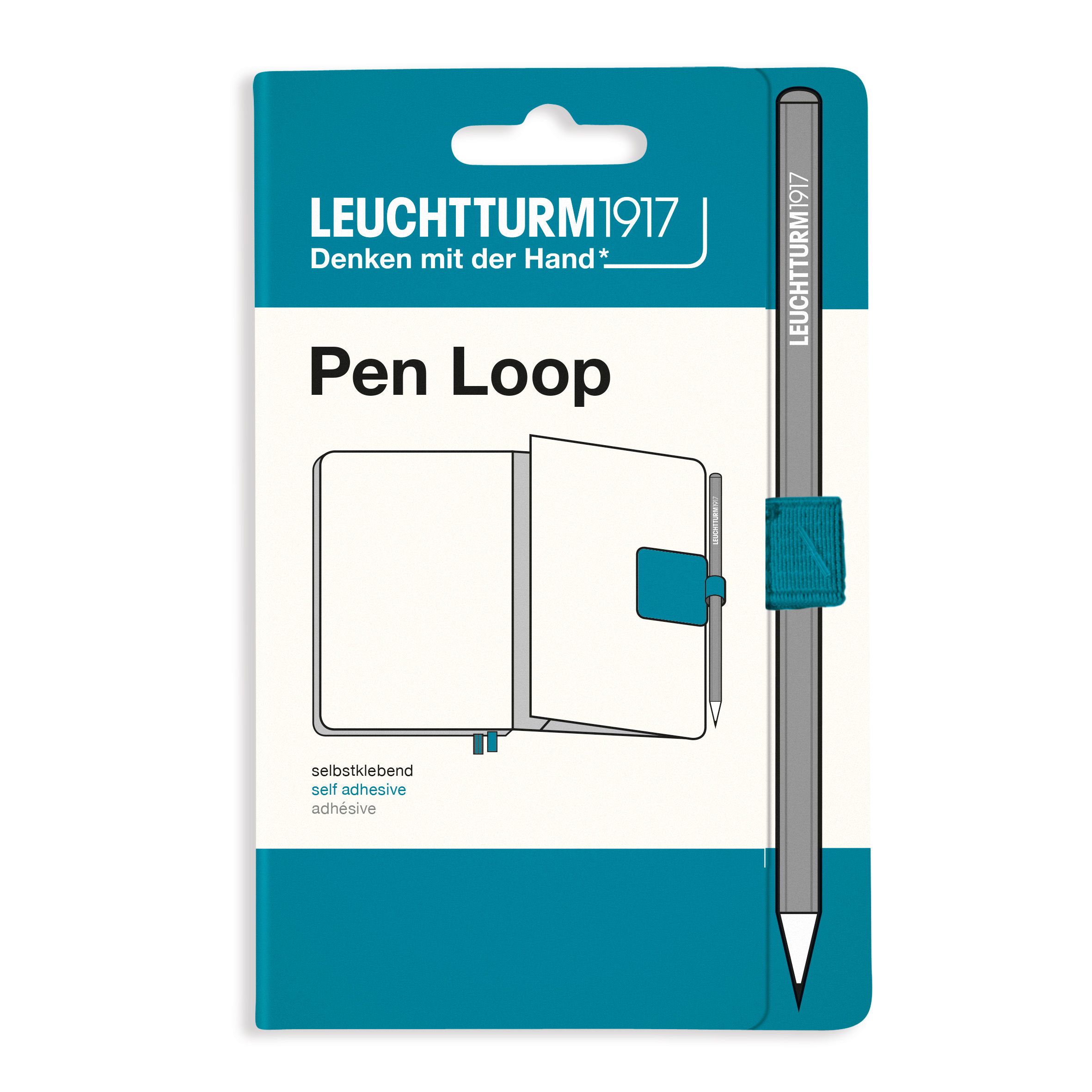 

Петля самоклеящаяся Pen Loop для ручек на блокноты Leuchtturm цвет Синий Океан