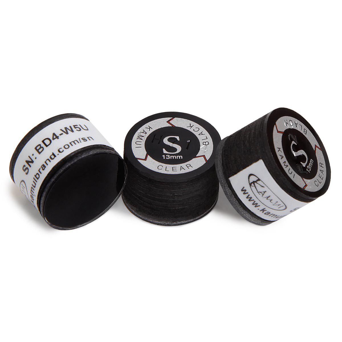 

Наклейка для кия Kamui Clear Black 13 мм, S, Черный