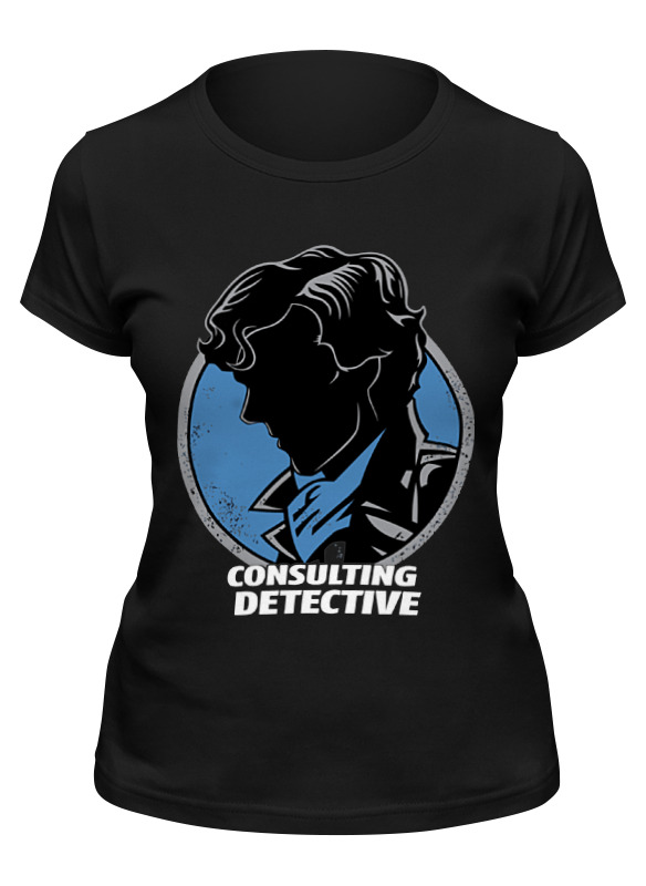 

Футболка женская Printio Шерлок холмс (sherlock holmes) черная 2XL, Черный, Шерлок холмс (sherlock holmes)
