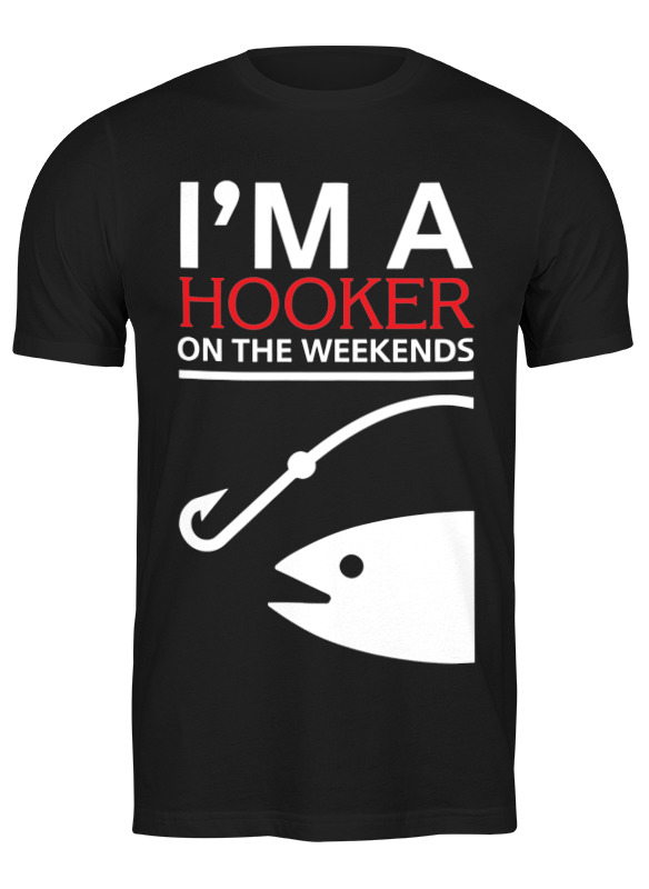 

Футболка мужская Printio I m hooker 0709883 черная XL, Черный, I m hooker 0709883