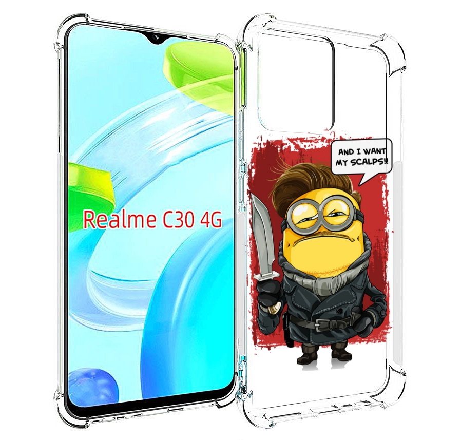 

Чехол MyPads миньон убийца для Realme C30 4G / Narzo 50i Prime, Прозрачный, Tocco