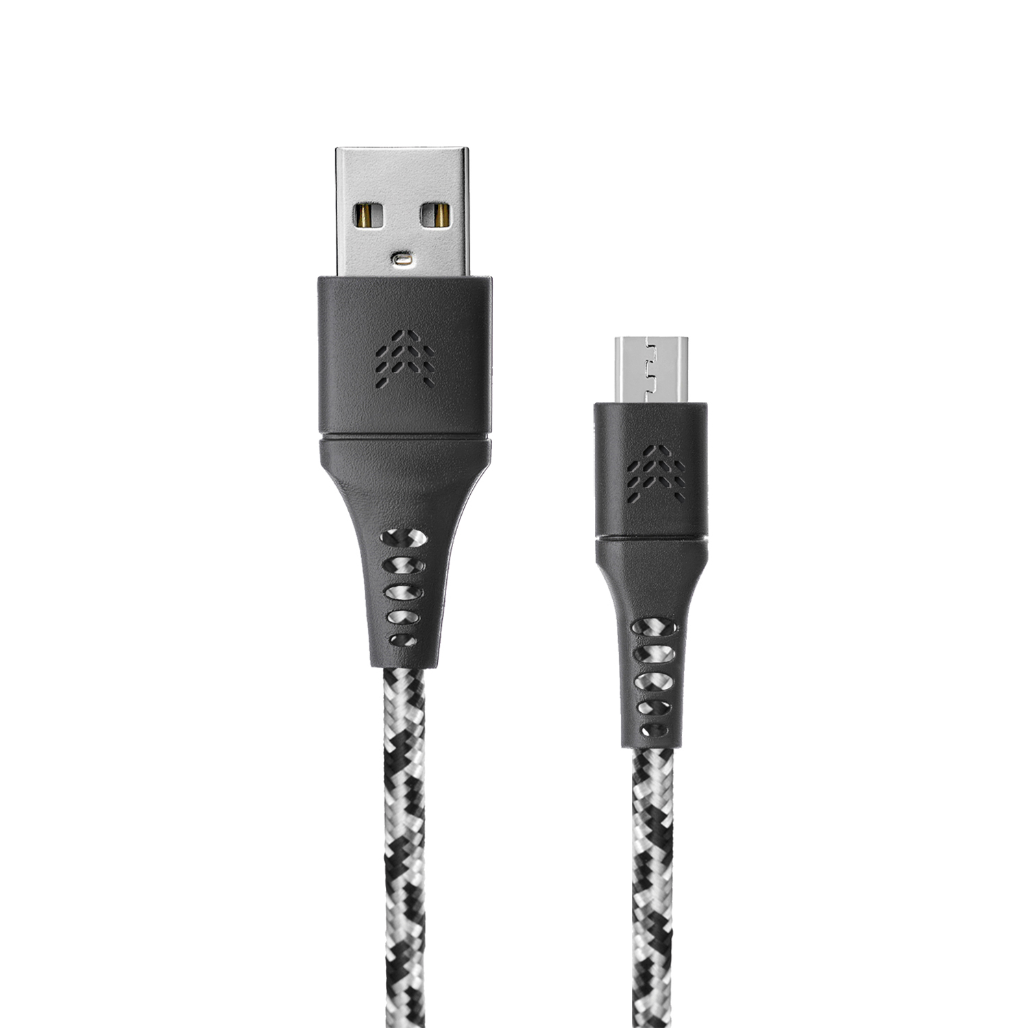 Кабель Micro USB-B - USB-A Rocket Contact 1 м белый, черный