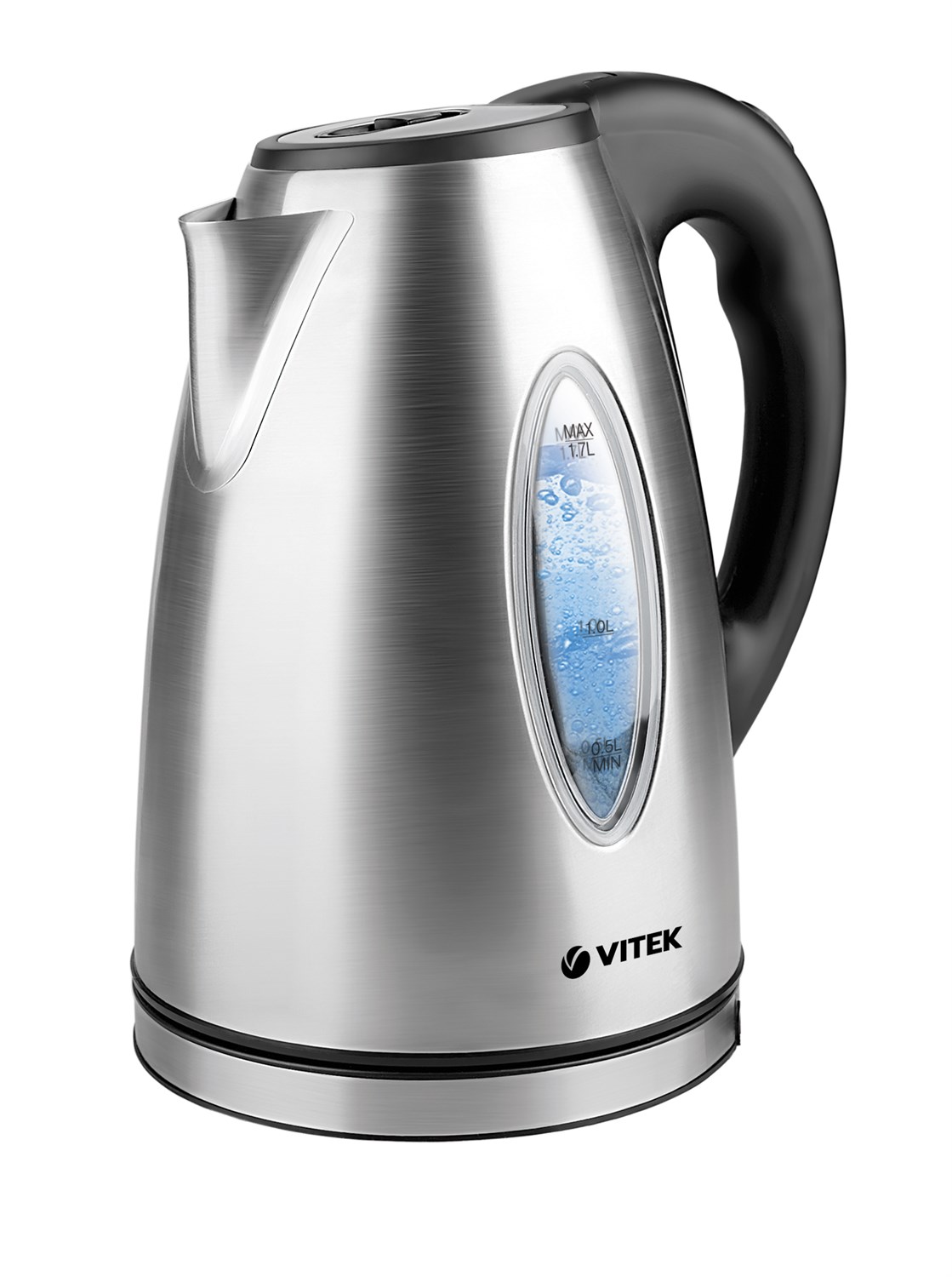 

Чайник электрический Vitek VT-7019 ST 1.7л 2200Вт серебристый, VT-7019 ST
