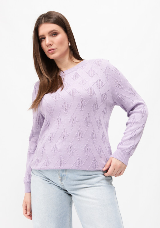 

Джемпер женский Vivawool 312376 фиолетовый 52 RU, 312376