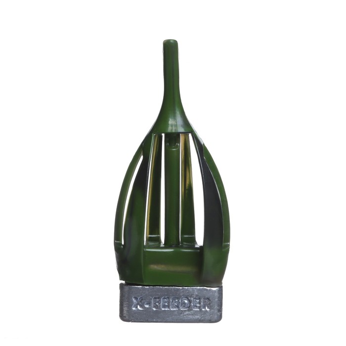 

Груз-кормушка пластиковая X-FEEDER PL CAMO TVERSKAYA M, цвет камо, 90 г, 40 мл, Зеленый