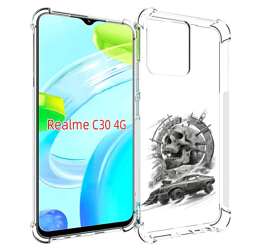 Чехол MyPads мед макс для Realme C30 4G / Narzo 50i Prime