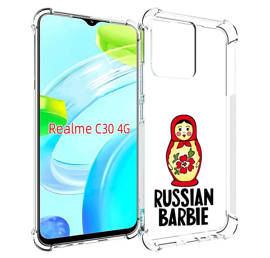 

Чехол MyPads матрешка для Realme C30 4G / Narzo 50i Prime, Прозрачный, Tocco