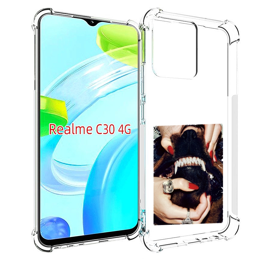 

Чехол MyPads маникюр для Realme C30 4G / Narzo 50i Prime, Прозрачный, Tocco