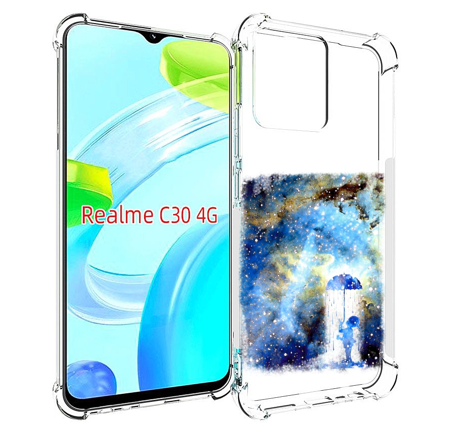 

Чехол MyPads мальчик в небе для Realme C30 4G / Narzo 50i Prime, Прозрачный, Tocco