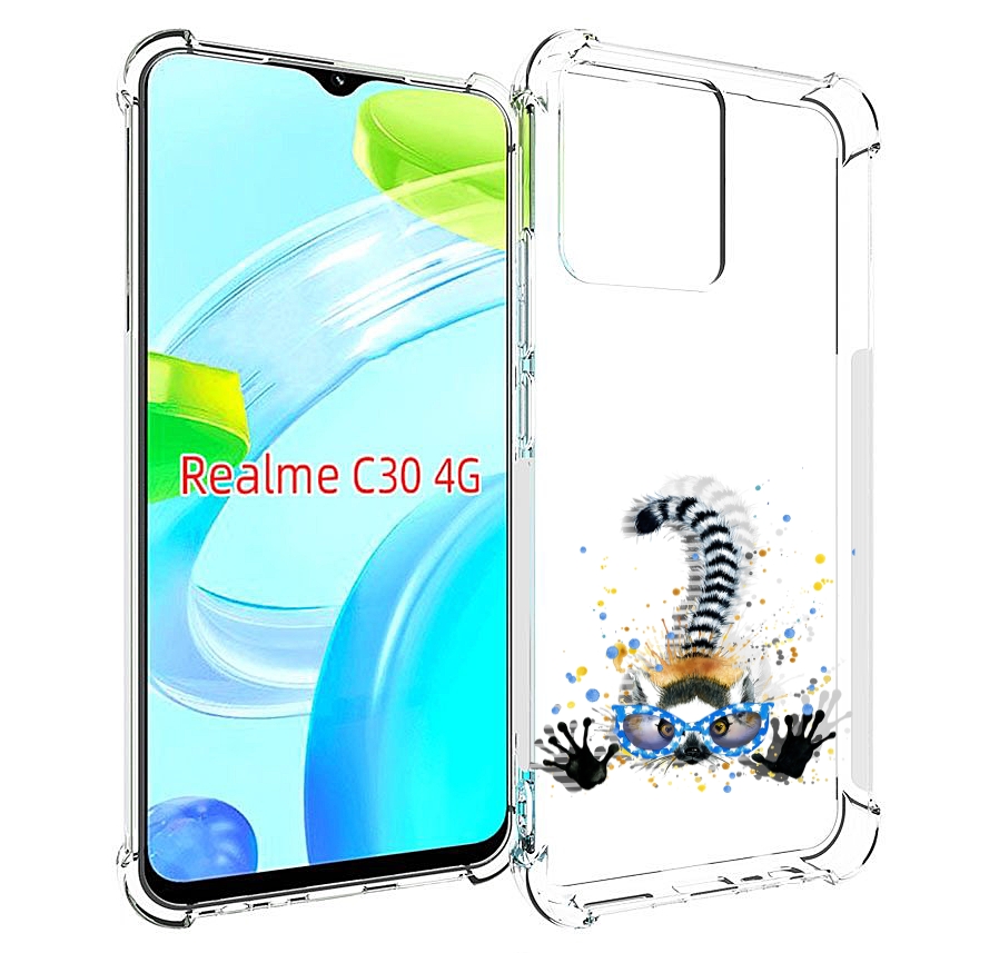 

Чехол MyPads лямур для Realme C30 4G / Narzo 50i Prime, Прозрачный, Tocco