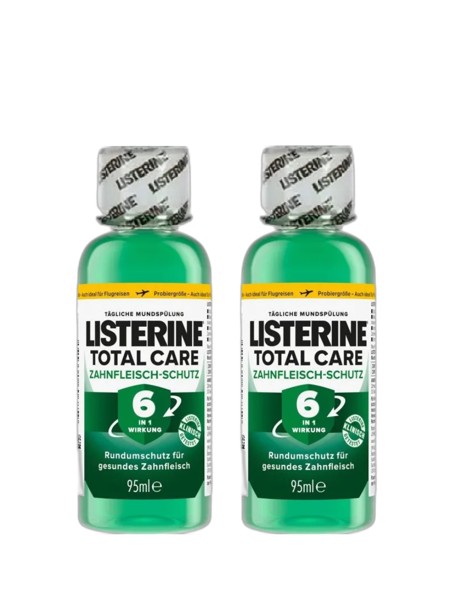 Ополаскиватель для полости рта зубов и десен Listerine Naturals 2 шт по 95 мл