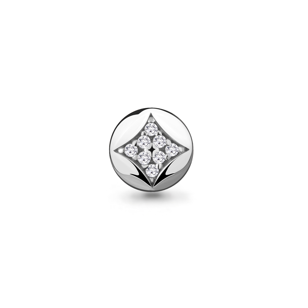 

Подвеска из серебра с фианитом Aquamarine 24274А_925_р, 24274А_925_р