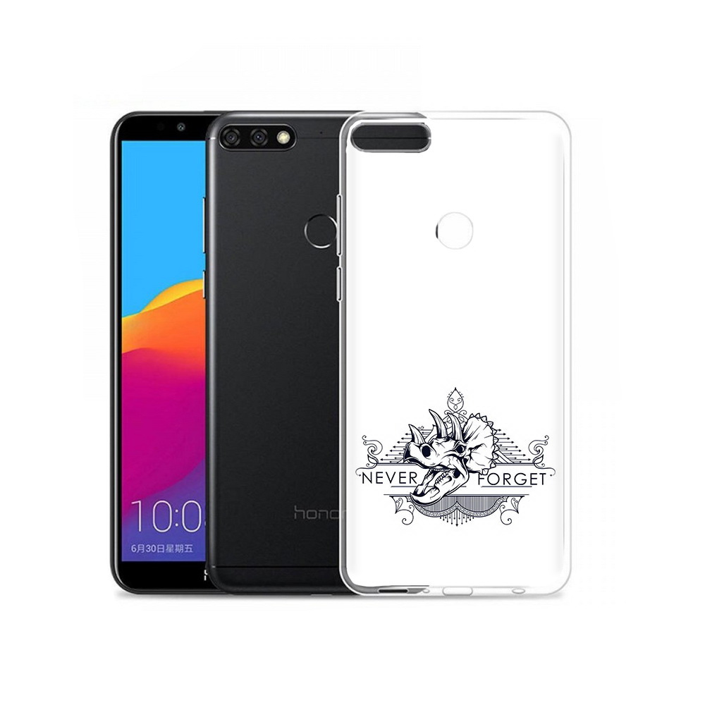 

Чехол MyPads Tocco для Honor 7C Pro логотип носорога никогда не забуду (PT113786.47.445), Прозрачный, Tocco