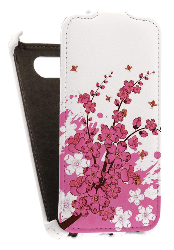 фото Кожаный чехол для nokia lumia 820 redberry leather case (белый) (дизайн 153)