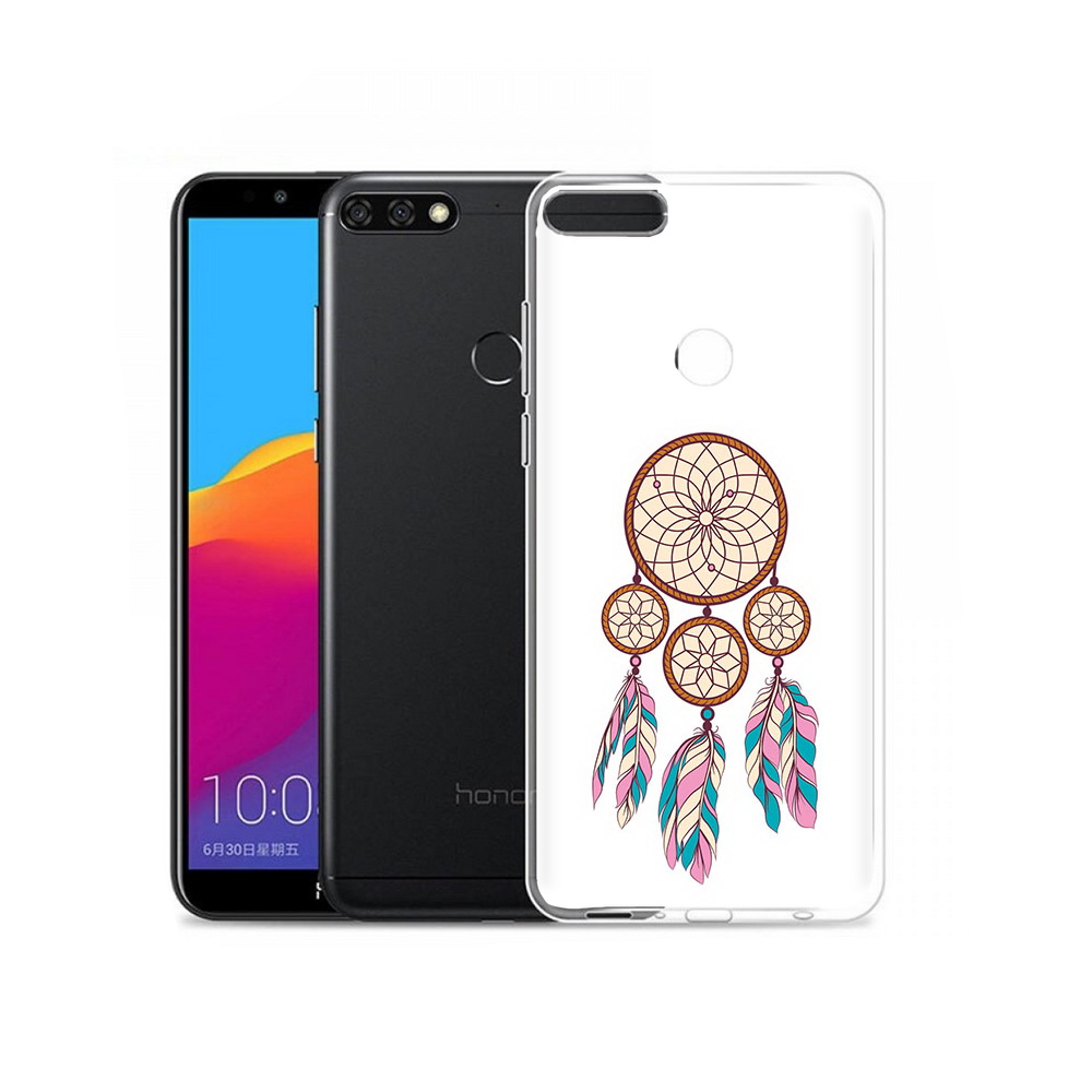 

Чехол MyPads Tocco для Honor 7C Pro ловец снов бежевый (PT113786.47.442), Прозрачный, Tocco