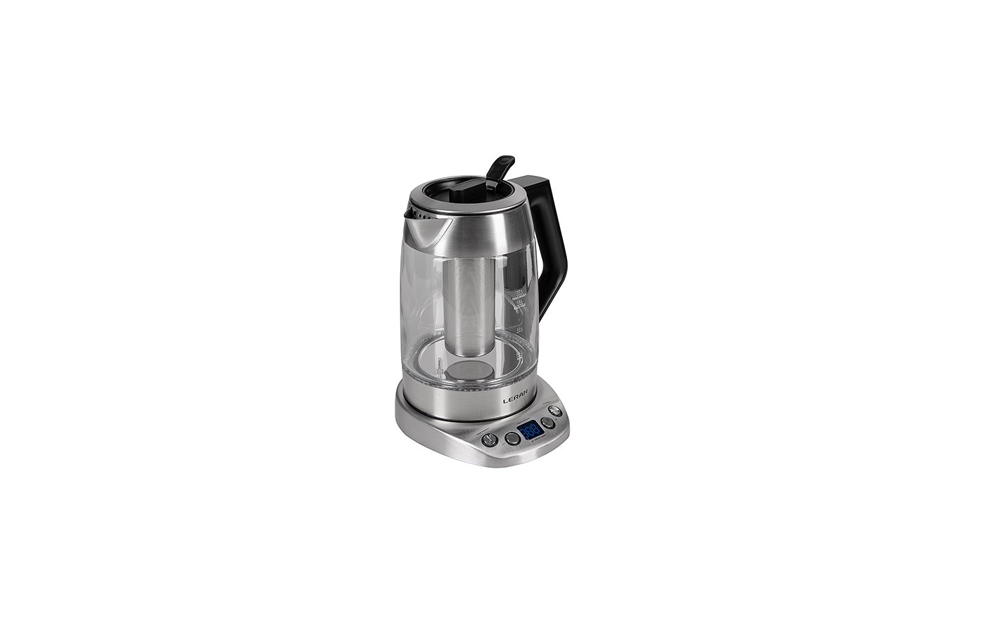 

Чайник электрический Leran EKB 1797 DW 1.7 л серебристый, EKB 1797 DW