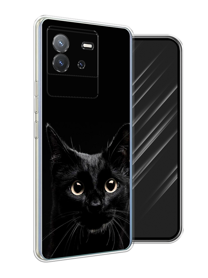 

Чехол Awog на Vivo T2 4G "Добрый кот", Черный, 269550-1