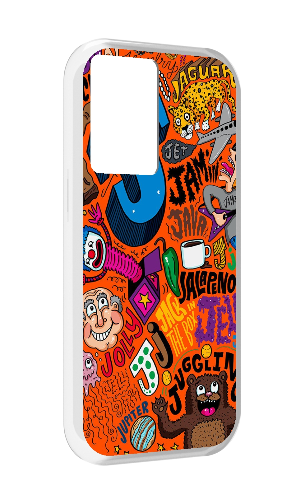 

Чехол MyPads funky-decor для OnePlus Nord N20 SE, Прозрачный, Tocco