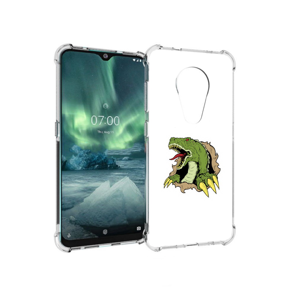 

Чехол MyPads Tocco для Nokia 7.2 годзила (PT139171.105.290), Прозрачный, Tocco