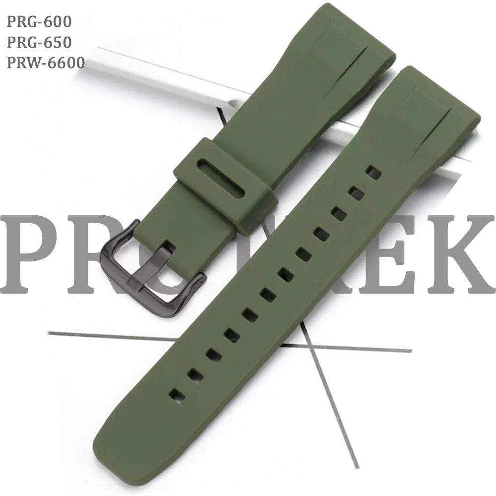 

Ремешок из двух частей унисекс Haspic PRG-650 зеленый/черная пряжка, PRG-650