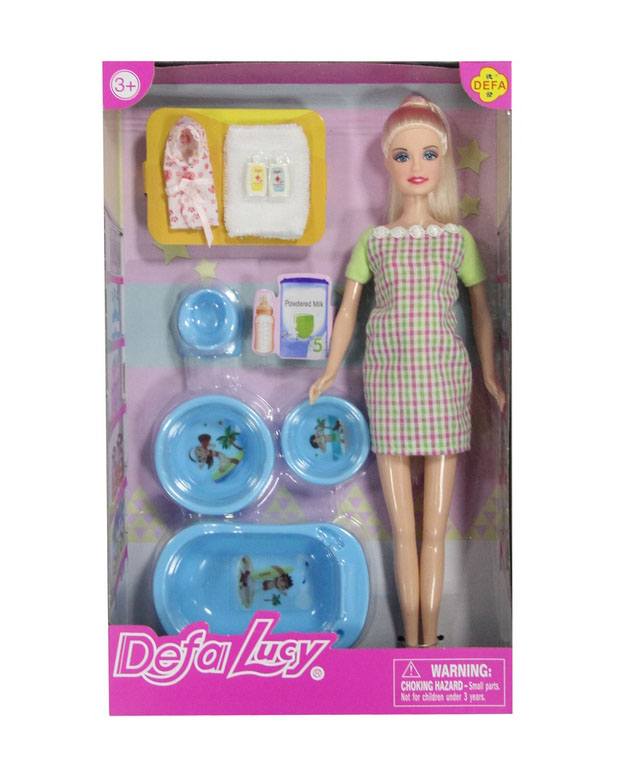 

DEFA Lucy "В ожидании ребёнка" 28 см, с аксессуарами